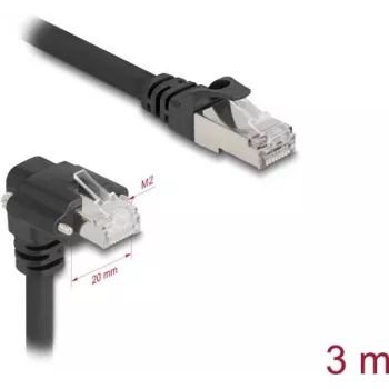 Kabel sieciowy DeLOCK Czarny 3 m Cat6 SF/UTP RJ-45