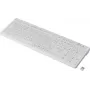 Renkforce RF-WRK-300 Bezprzewodowa klawiatura higieniczna Niemiecki QWERTZ Windows Biała matowa (RF-6304712)