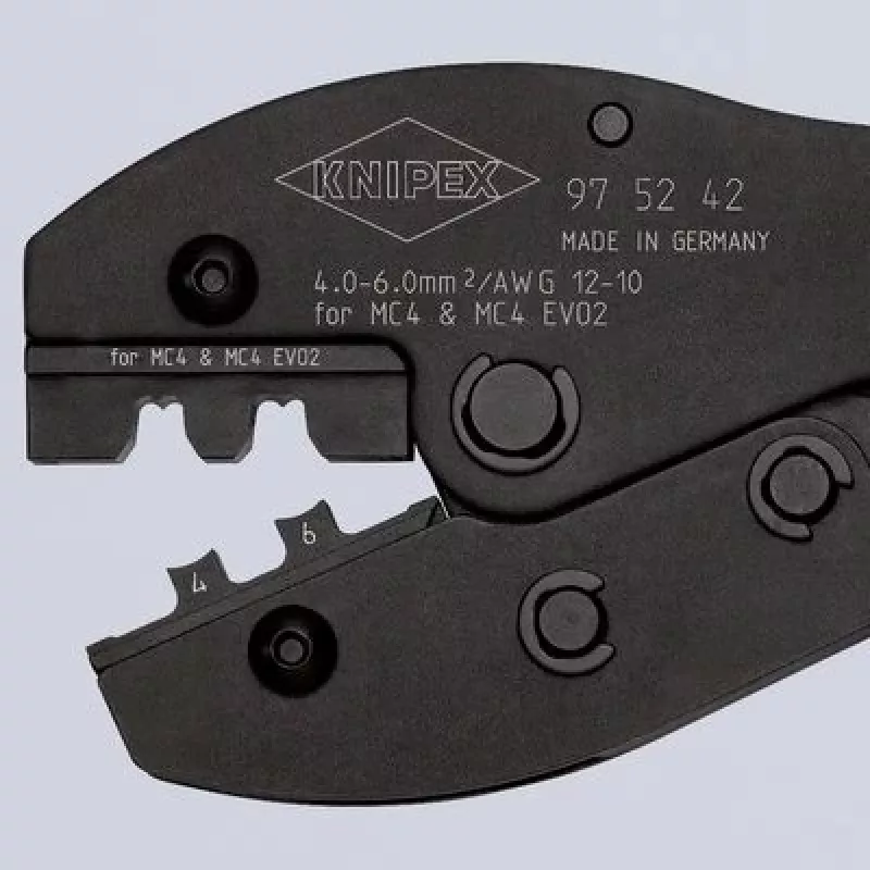 KNIPEX PreciForce szczypce do zaciskania f. MC4 / EVO2