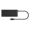 Belkin Connect, USB Type-C, HDMI, USB 2.0 Type-A, USB 3.2 Gen 1 (3.1 Gen 1) Type-C, MicroSD (TransFlash), SD, Czarny, Kabel okrągły, 0,2 m