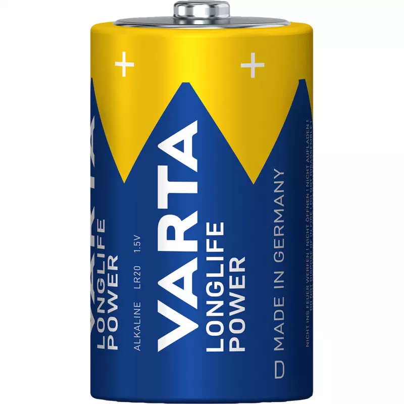 Bateria Varta LONGLIFE Power D — 2 szt. w opakowaniu