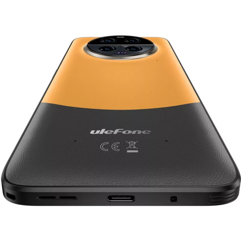 Wytrzymały smartfon UleFone Armor 23 Ultra 5G — 12 GB RAM, 512 GB pamięci, pomarańczowy