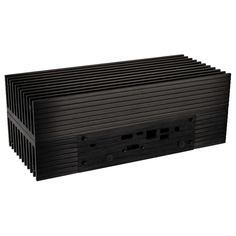 Akasa Turing A50 MKII - Ultrakleiner Formfaktor (USFF) - PC - Schwarz - Aluminium - Heimbüro - Kensington