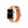 Zamienny pasek GUAN Premium Pro do Apple Watch — pomarańczowo-biały — pasuje do 38/40/41/42 mm