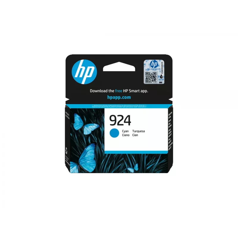 HP 924 cyjan oryginalna kaseta z tuszem