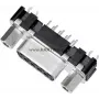 Złącze D-Sub Harting 09 66 251 6512, 15-stykowe do lutowania, orientacja 180°