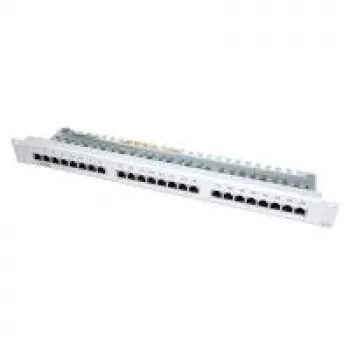 VALUE Cat. 5e 48,30cm (19)-Patchpanel, 24P, ekranowany, jasnoszary (26.99.0329)