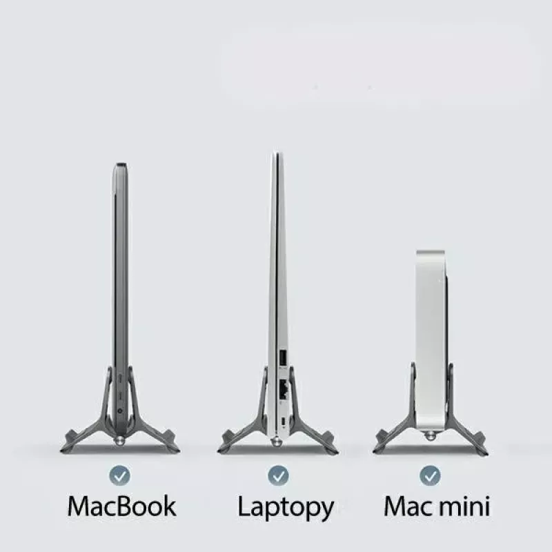 Uchwyt grawitacyjny do MacBooka szary