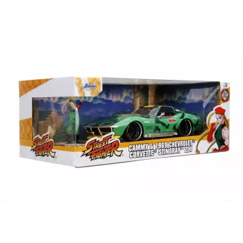 Samochód Jada Toys Street Fighter 1969 Chevrolet 1:24 Metalowy Zielony