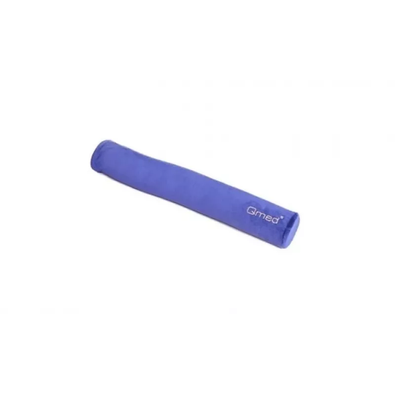 Ergonomiczna wielofunkcyjna poduszka MDH FLEX PILLOW DRQE3F1CDXUXP — kształt wałka, długość 635 mm, średnica 100 mm, fioletowa, polipropylen z welurowym pokrowcem