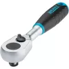 HiPer Fine-Tooth Reversible Ratchet 863HP, 1/4 (czarny/niebieski, kąt pracy 4°, blokada kulowa)