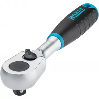 HiPer Fine-Tooth Reversible Ratchet 863HP, 1/4 (czarny/niebieski, kąt pracy 4°, blokada kulowa)