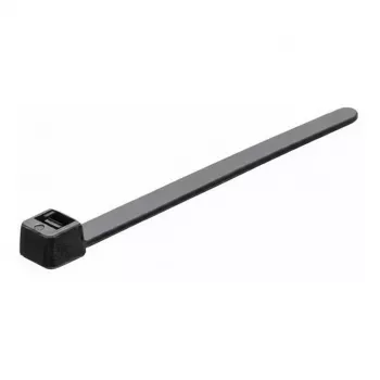 Synergy21 ALLNET 19zbh. Opaska kablowa, L200xB3,6mm, 100 szt., czarna, odporna na UV,