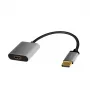 Adapter kabla wideo LogiLink CDA0108 0,15 m DisplayPort HDMI czarny szary