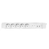 LogiLink LPS402 Przedłużacz zasilający 1,5 m 5 gniazd AC Wewnętrzny Biały