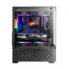 Mini Tower obudowa PC TACENS Mars Gaming MC-SE2 — Mini-ITX / Micro-ATX, czarna, okno boczne, zasilacz na dole, obsługa 2x2.5 cala + 1x3.5 cala