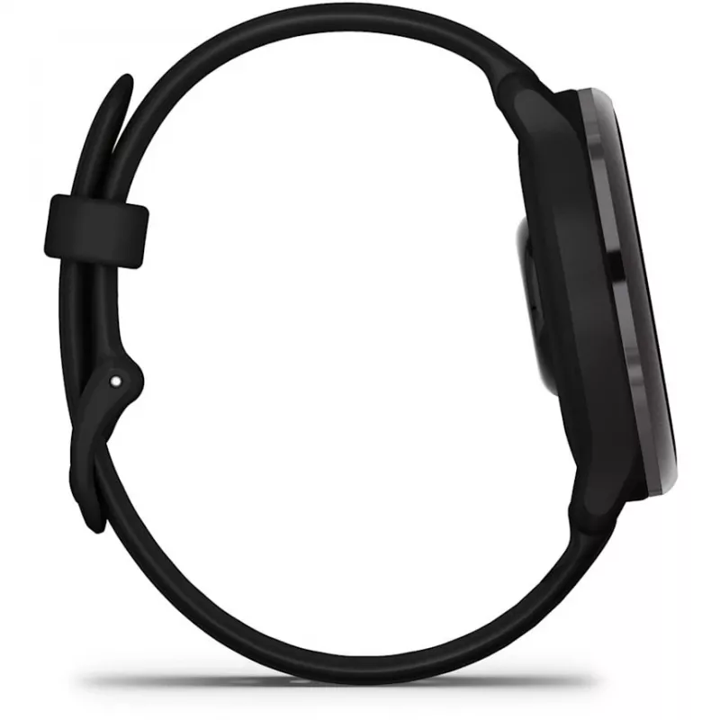 Garmin vívoactive 6 3,05 cm (1,2) AMOLED 42 mm Cyfrowy 390 x 390 pikseli Ekran dotykowy Czarny Wi-Fi GPS (satelitarny)