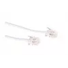 Telephone kabel Microconnect MPK182W RJ11 RJ11 2m biały