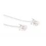 Telephone kabel Microconnect MPK182W RJ11 RJ11 2m biały