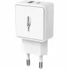 ANSMANN HC218PD - Zasilacz - 18 W - 3000 mA - PD, QC 3.0 - 2 porty wyjściowe (USB, USB-C) - Biały (1001-0111)
