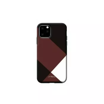 Ochronne etui na telefon Devia do iPhone 11 Pro Max — czerwony prosty wzór kratki