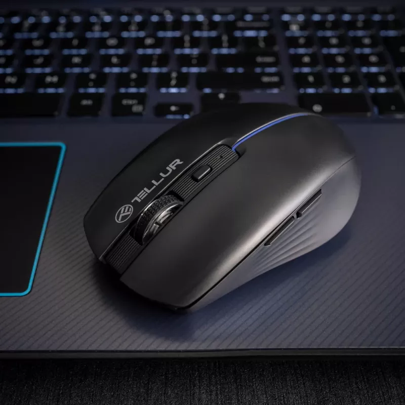 Tellur Silent Click Wireless mysz Czarny