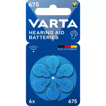 Bateria jednorazowa Varta 675 PR44 cynkowo-powietrzna 5,35 mm 1,16 cm 1,75 g