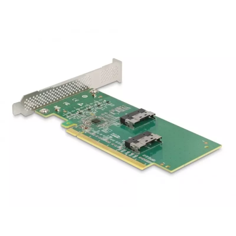 Karta DeLOCK PCI Express 4.0 x16 na 4 x SFF-8639 NVMe - Bifurkacja - Niski profil
