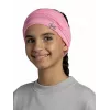 Wielofunkcyjna bandana dla dzieci Buff Merino Lightweight – jednolita różana, bezszwowa chusta z wełny merino dla dzieci