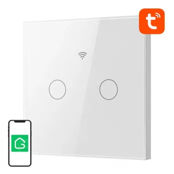 Inteligentny dotykowy przełącznik światła WiFi Gosund SLS2 (model SW12) — sterowanie dotykowe, łączność Wi‑Fi, opcjonalne okablowanie N/bez N