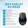 HP 435 Multi-Device Wireless mysz, symetryczna, RF Wireless + Bluetooth, 4000 DPI, czarny