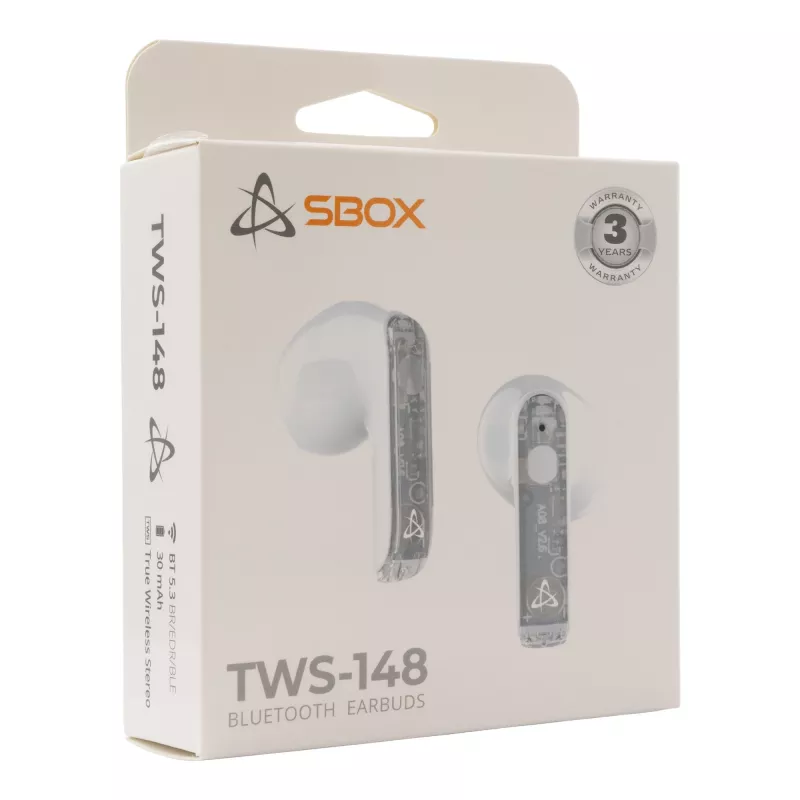 Słuchawki SBOX EB-TWS148 Białe