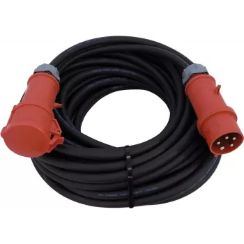 Przewód przedłużający zasilający PSSO 32A CEE 5x6 mm² 25 m czerwony