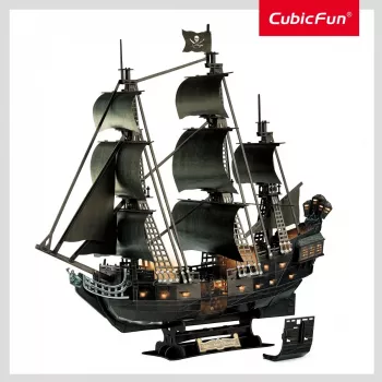 3D LED Puzzle Queen Annes L522H — dekoracyjny podświetlany model do składania z oświetleniem LED