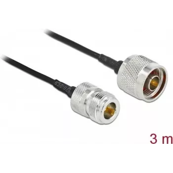 Kabel antenowy wtyk N na gniazdo N DeLOCK 90476