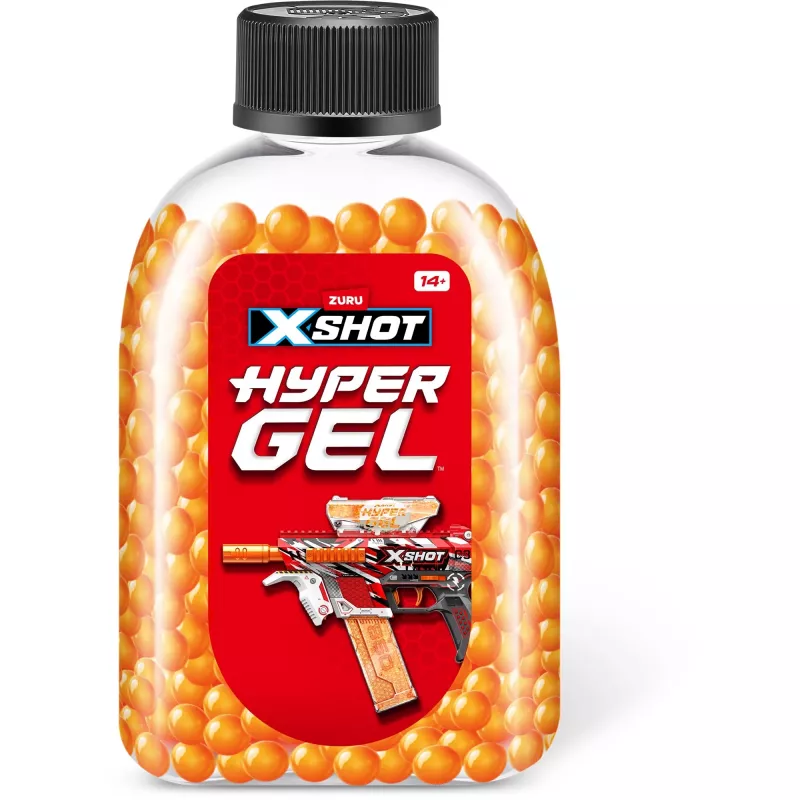 Pistolet na żele XSHOT HYPER GEL 36728 — wielokolorowy, waga 350,3 g, od 14 lat