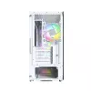 Obudowa PC Montech X5M (W) Micro Tower, biała — Micro-ATX/Mini-ITX, obsługa zasilacza ATX, 3x120 mm przód, 1x120 mm tył, 2 zatoki 3,5 cala, 4 zatoki 2,5 cala