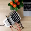 Stacja ładująca Unitek Y-2190A — 10× portów USB (8×USB2.0 + 2×USB3.2 Gen1), ładowanie bezprzewodowe, łącznie 96W