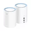 System mesh Cudy M1200 2-pak — Dwuzakresowe Wi‑Fi 5 (300/867 Mbps), 2 jednostki, 1 port LAN, obsługa 100 urządzeń