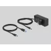 DeLOCK Zewnętrzny Hub USB 5 Gbps z 10 portami + przełącznik