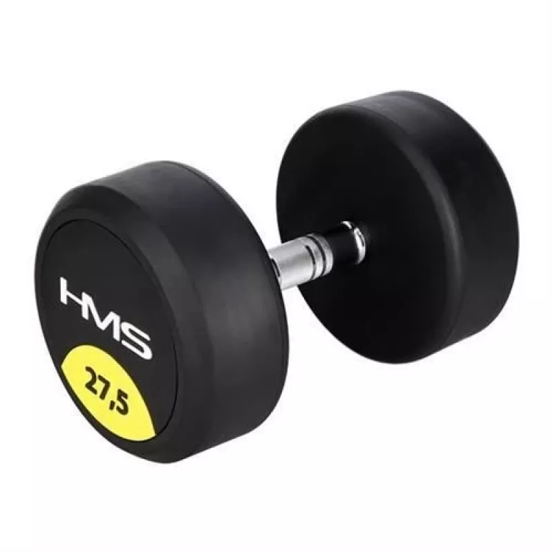 Gumowany hantel 27,5 kg HMS HG PRO 27,5