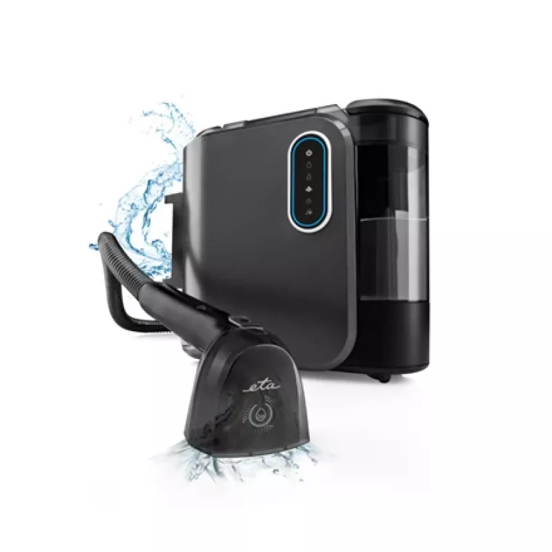 ETA | Wielofunkcyjny odkurzacz parowy | ETA721490000 Steam&Clean | Odkurzacz | 2000 W | Czarny | Pojemność zbiornika na wodę 1,3 l