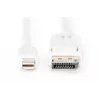 Kabel połączeniowy DisplayPort Digitus AK-340102-010-W