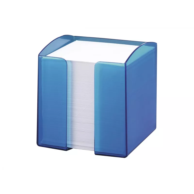 Kwadratowy blok Durable TREND niebieski przezroczysty