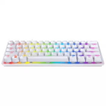 Klawiatura Razer Huntsman Mini Gaming USB QWERTY angielska biała