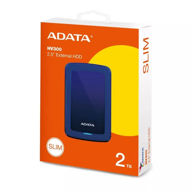 ADATA HV300 zewnętrzny dysk twardy 2 TB USB 3.2 Gen 1 (3.1 Gen 1) niebieski