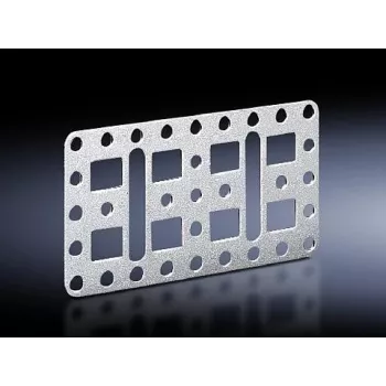 Rack plate Rittal 4532.000, stal nierdzewna, 110×60 mm, opakowanie 4 szt.