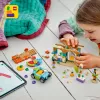 LEGO Friends Stoisko z koktajlami na plaży Zestaw do zabawy w jedzenie dla dzieci Prezent dla dziewczynek i chłopców od 6 lat z 2 minilaleczkami figurką żółwia i