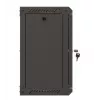 Szafa rack Lanberg WF11-3309-10B 9U Szafa ścienna Czarny