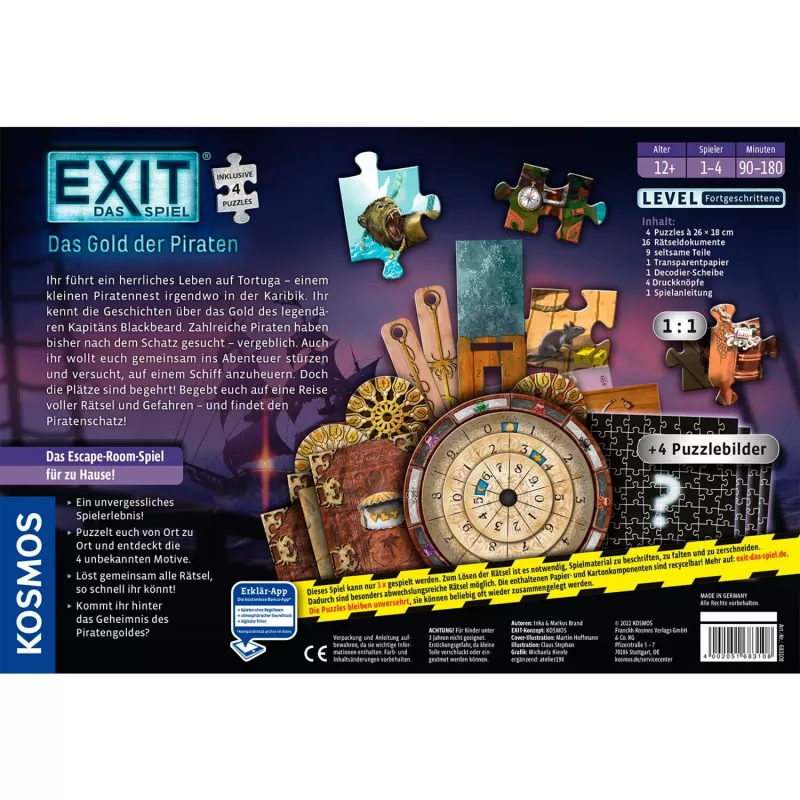 Puzzle Kosmos EXIT-Das Spiel 14 szt.